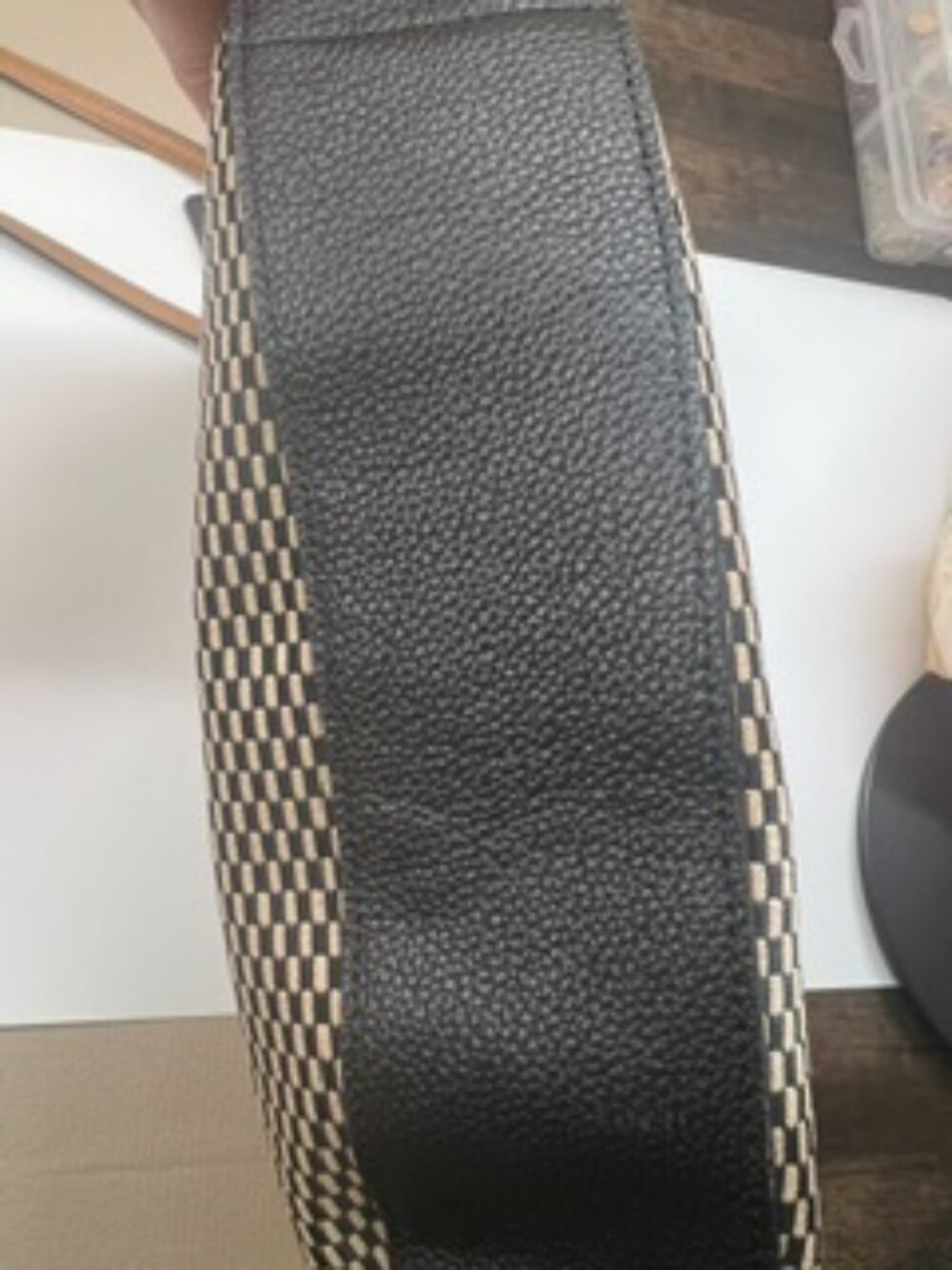 COACH Legacy Jacquard Chelsea Crossbody Bag in Black/Light Gold - Picture 5 of 10